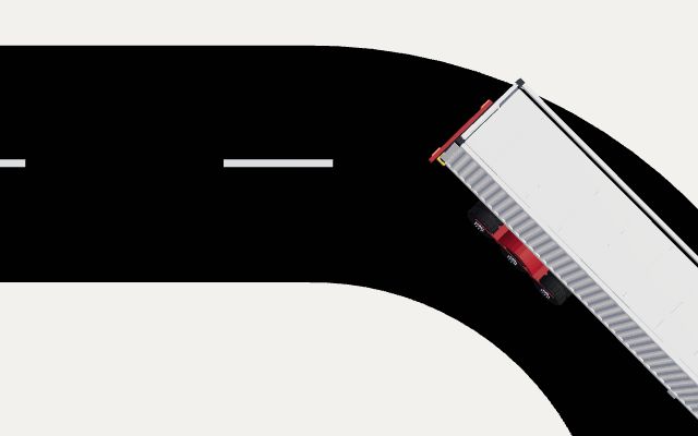Top-down view of a highway — placeholder render